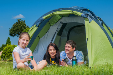 Family camping