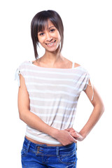 Fototapeta premium Portrait of a beautiful young woman.