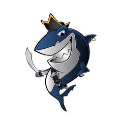 Fototapeta premium Tiburón Pirata