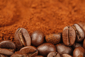 Coffee Beans Scattered