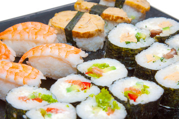 Sushi set closeup