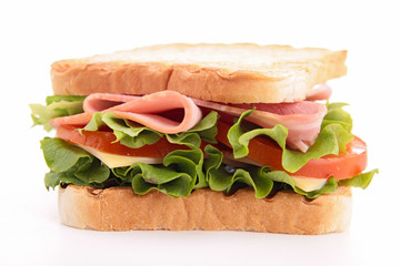 sandwich isolated on white
