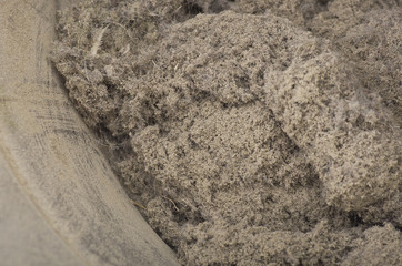 a group of house dust close up shot