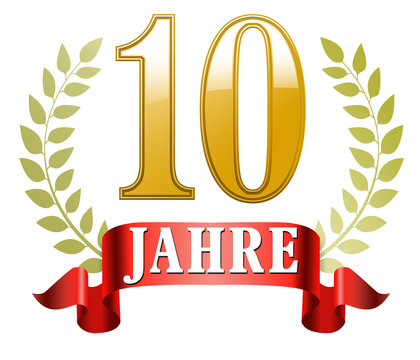 jubilaum 10 jahre lorbeerkranz