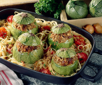 courgettes rondes farcies