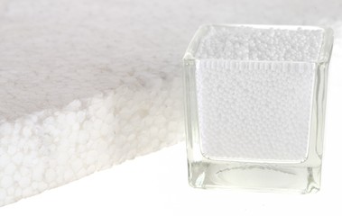 Polystyrene mit Styropordämmung