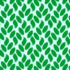 Seamless pattern with green