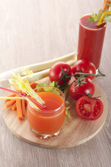 juice from fresh vegetables