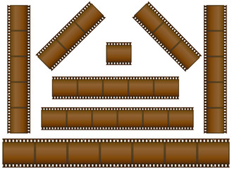 set of filmstrips