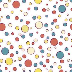 Seamless retro geometric pattern