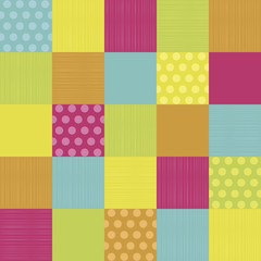 Colored patchwork background