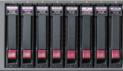 data storage hardware inside internet cloud center