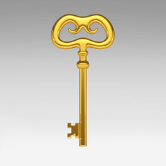 3d gold key © tigger11th