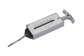 scales on the white background