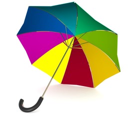 3d Rainbow umbrella