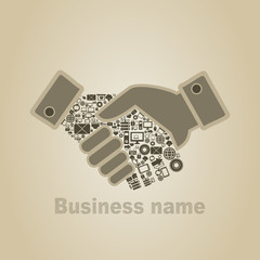 Hand shake the computer