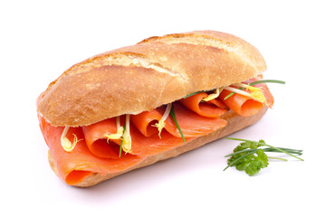Lachsbrötchen