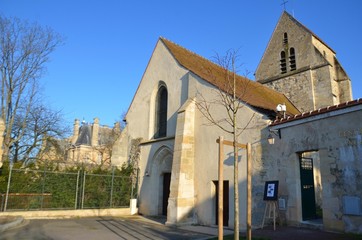 Fototapeta na wymiar Kościół parafialny, Maisons Laffite, Saint Nicolas