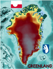 Greenland Europe national emblem map symbol motto