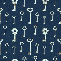 Seamless keys pattern