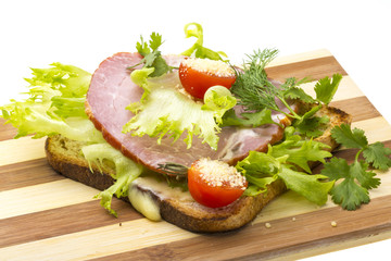 Sandwich with ham