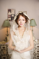 bride with veil