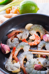 shrimp roast Indonesian
