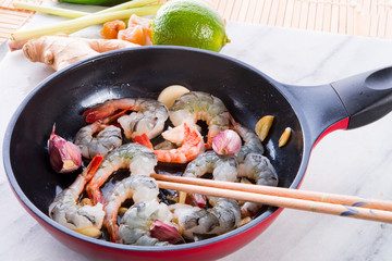 shrimp roast Indonesian