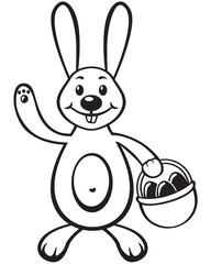 Bunny with basket