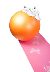 equipment for fitness with fitball
