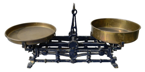 Old weighing scale