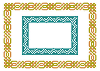 Obraz premium Tradycyjne islamskie ornamenty geometryczne