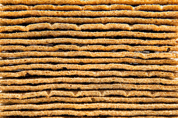 Pile of Whole Grain Healthy Crackers