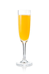 Mimosa cocktail prepared in the traditional way