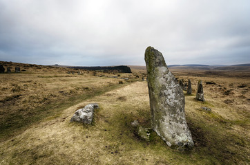 Scorehill Stone Circle on Dartmoor