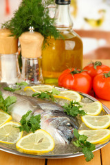 Fresh fish of dorado