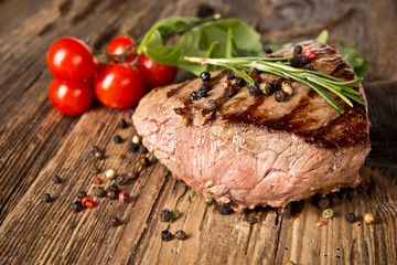 Delicious beef steak