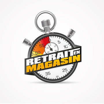 ic&ocirc;ne retrait en magasin