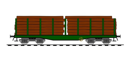 Flat car