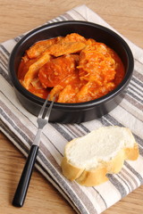 Cazuela con callos