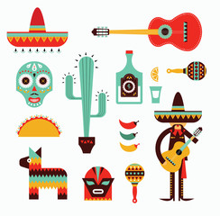 Mexico icons - 50164095