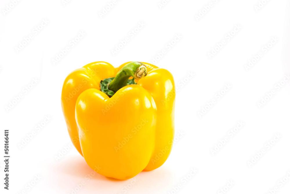 Wall mural Bell pepper on a white background - Wall murals
