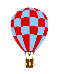 Naklejka premium Hot air balloon