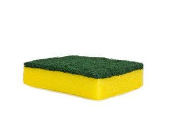 KITCHEN SPONGE ON WHITE BACKGROUND