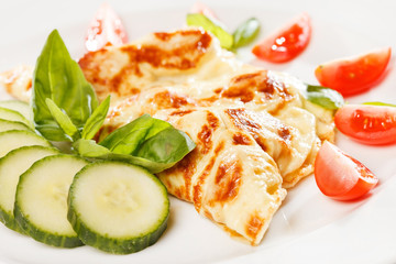 omelette with vegetables