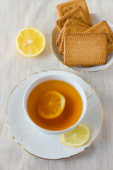 Tea with lemon