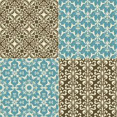 Vector Seamless  Floral Patterns