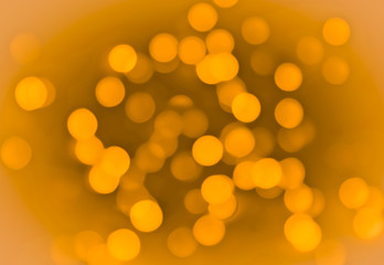 Warm golden bokeh