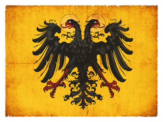 Grunge-Flagge Heiliges Römisches Reich Deutscher Nation (histori