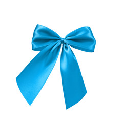 Naklejka premium Hellblaues Mascherl